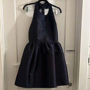 Kate Spade Navy Silk Blend Party Dress